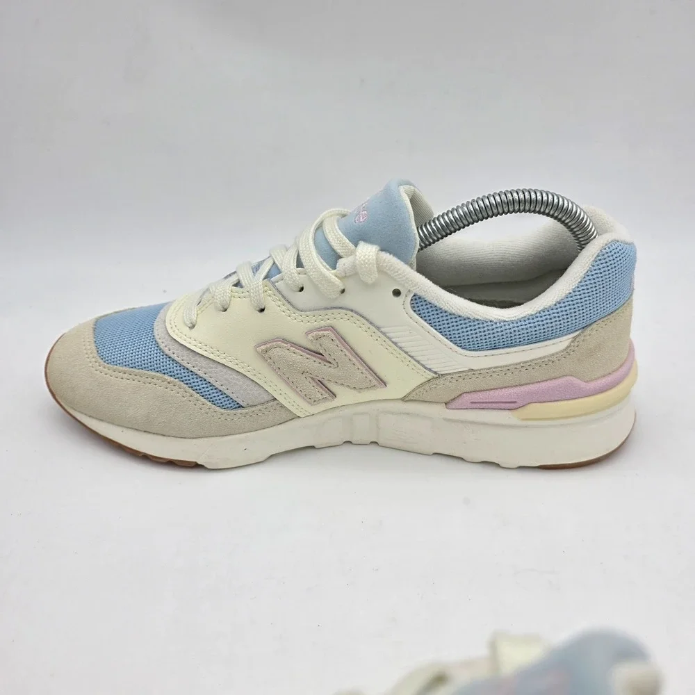 Women Size 9.5- Men Size 8‎ New Balance 997H Beige/Blue Sneakers CW997HZF